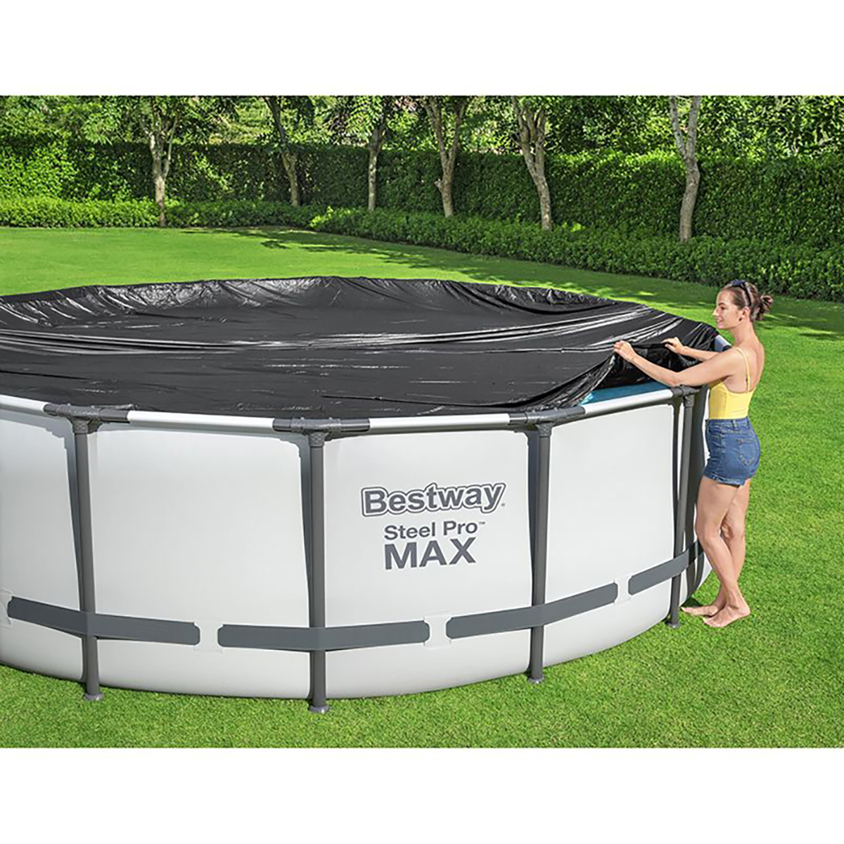 Тент для бассейна d=457 см (1/4) "bestway" 58038