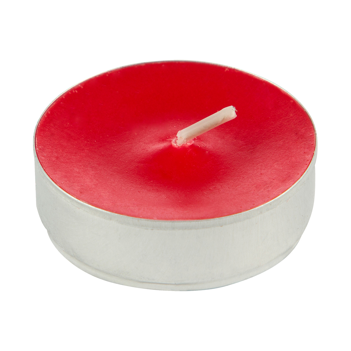 Свечи чайные ароматич. сладкая малина (упак. 6 шт.) красные (1/18) "kukina raffinata"