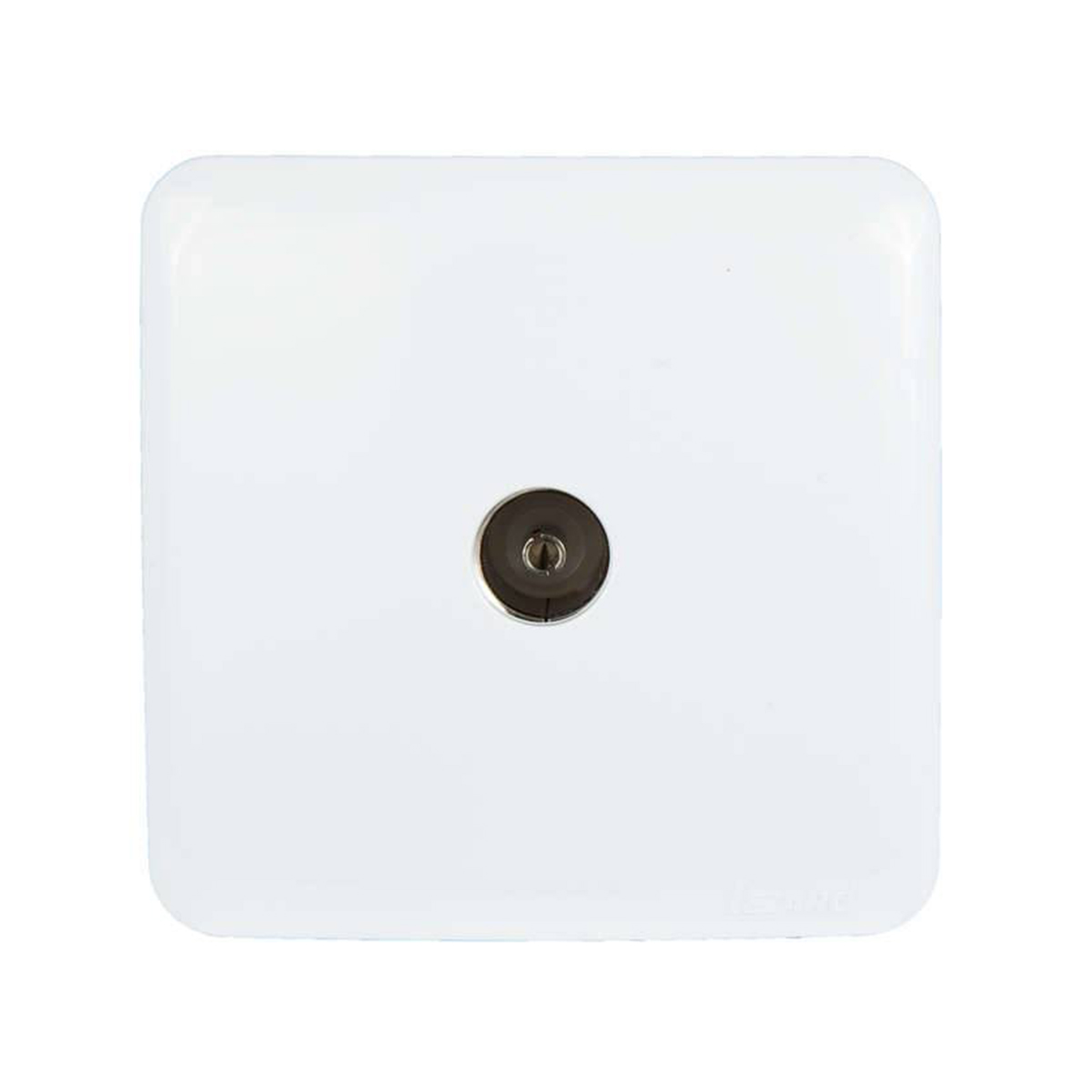 Розетка телевизионная открыт. уст. "viola" оконечная, белый (1/12/144) "lezard" 751-0200-130