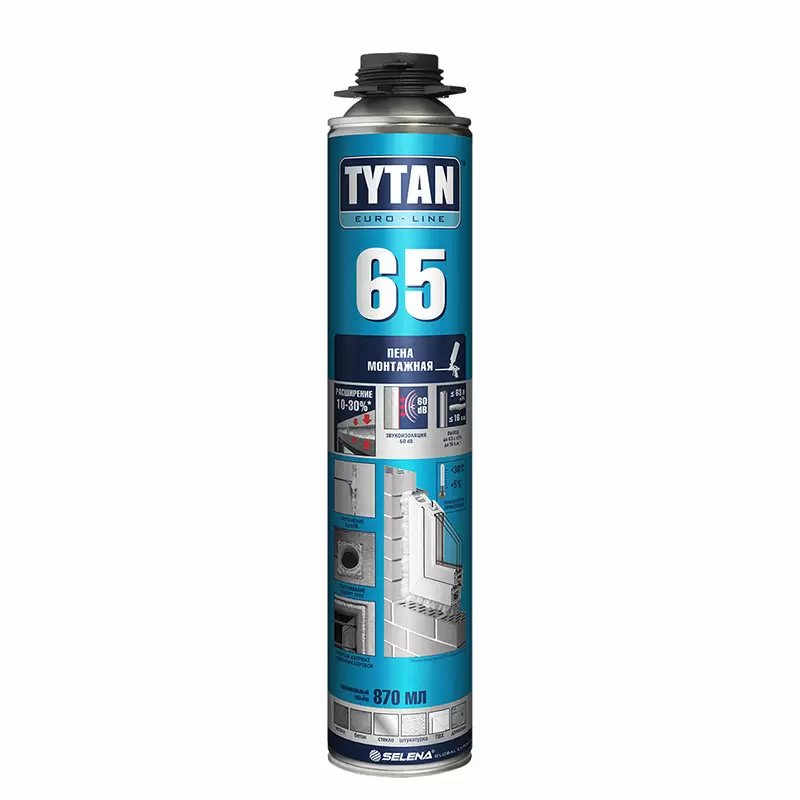 TYTAN EURO-LINE GUN пена профессиональная, летняя (750мл)