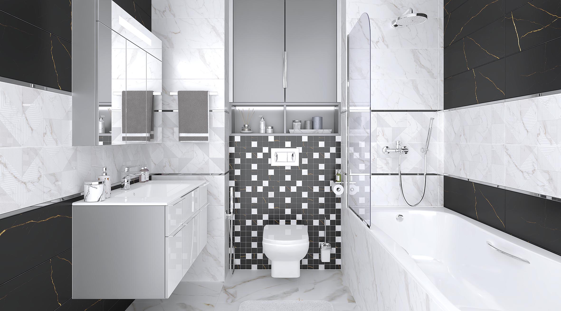 Real чёрный 25x75