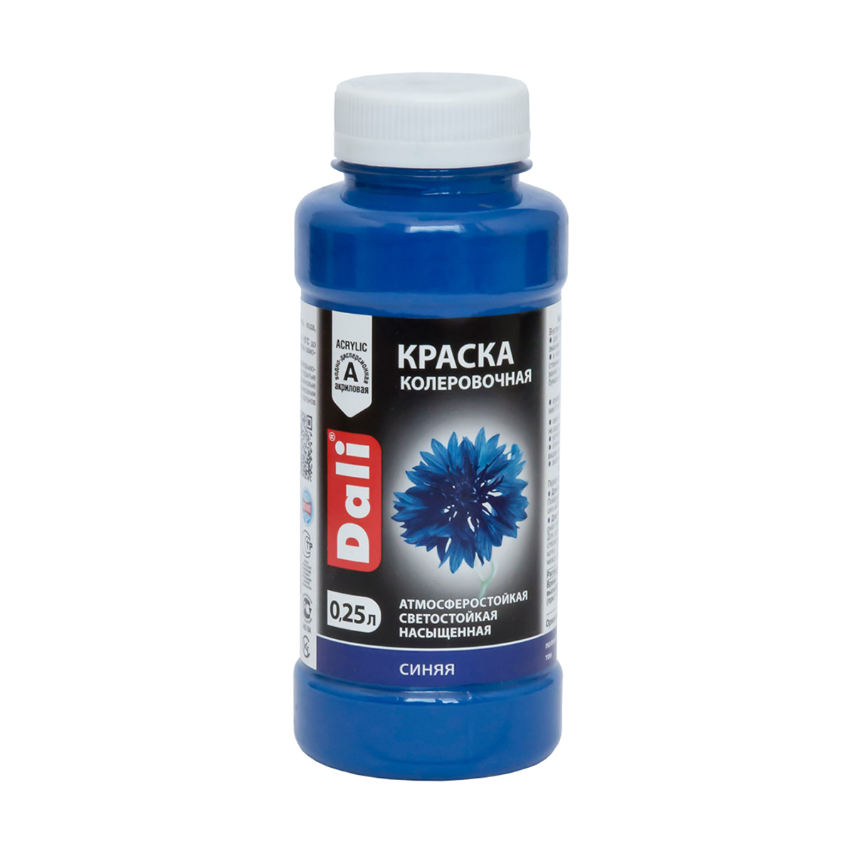 Колер "dali" синий  0,25 л (12) "рогнеда"