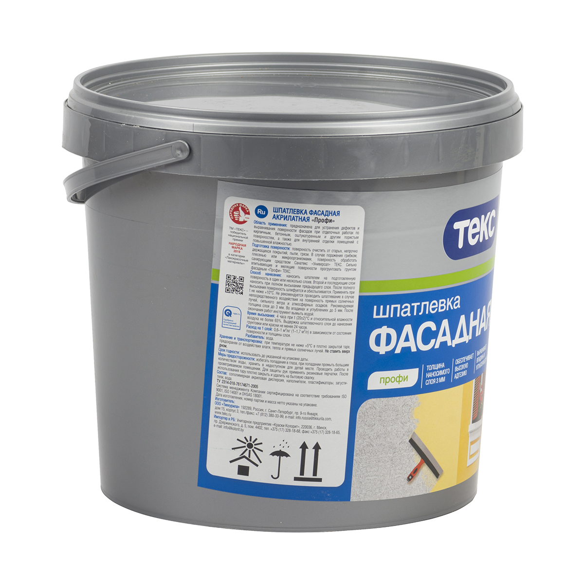 Шпатлевка фасадная "профи"  5 кг (1/125) текс