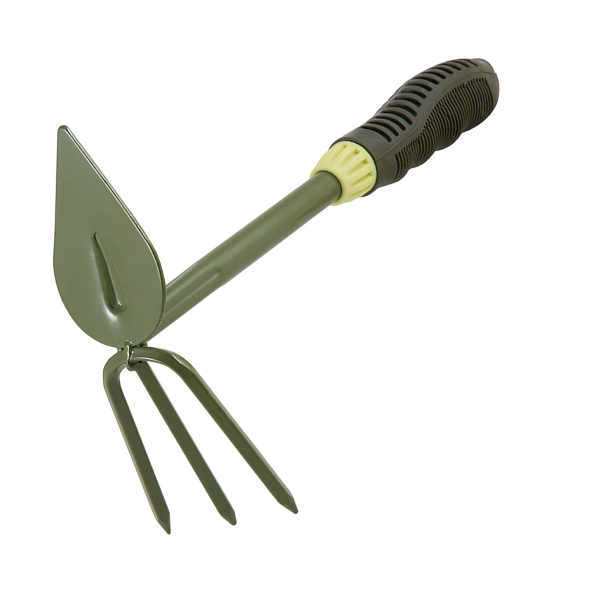 Мотыжка двойная 3 зуба 297 мм, пласт. ручка (1/24/48) "park" 2886