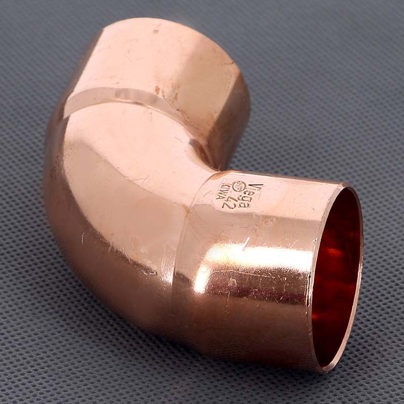 Угол двухраструбный 90° VIEGA пайка 42 мм медный