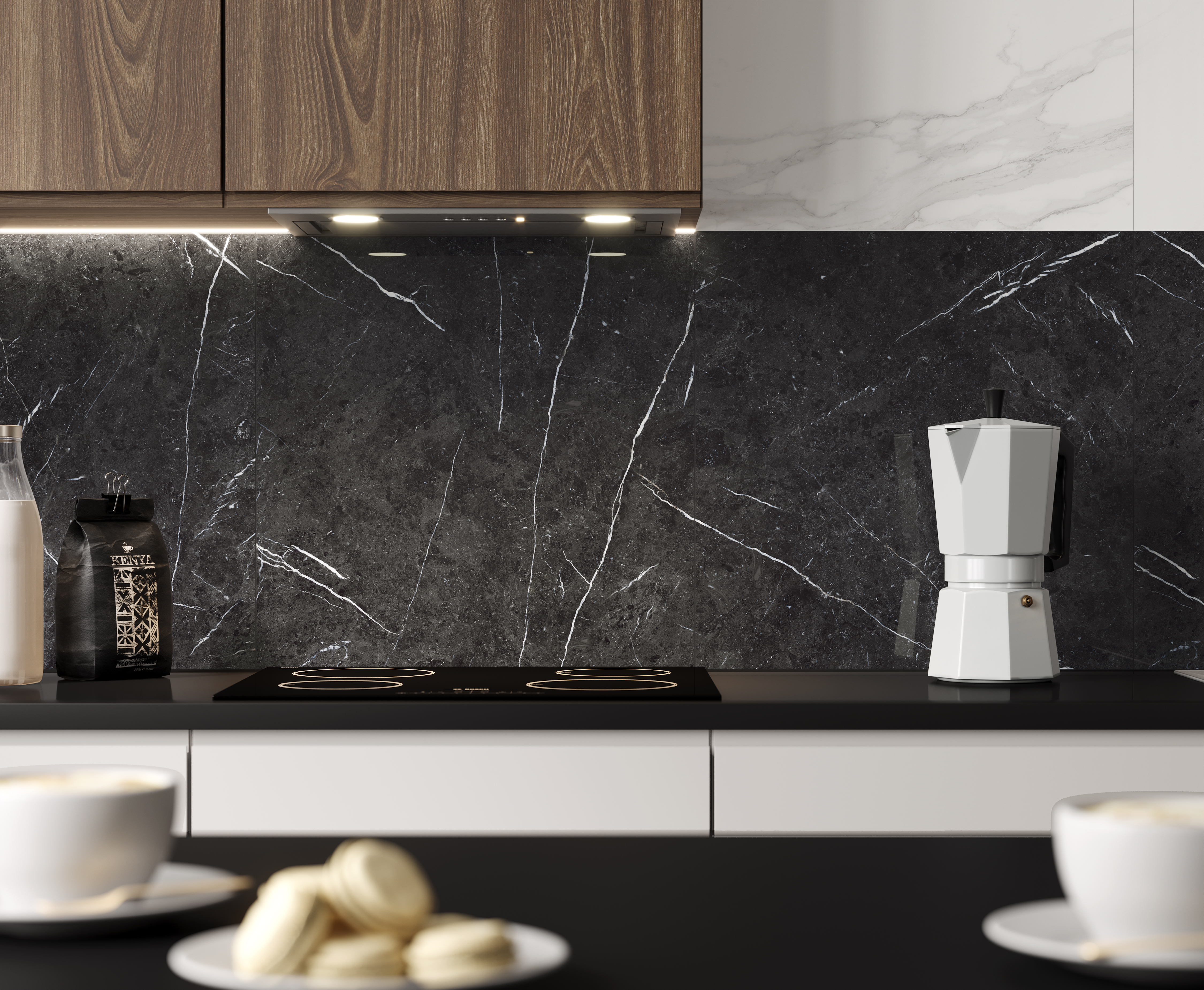 Pietra moca керамогранит темно-серый полированный 60x60