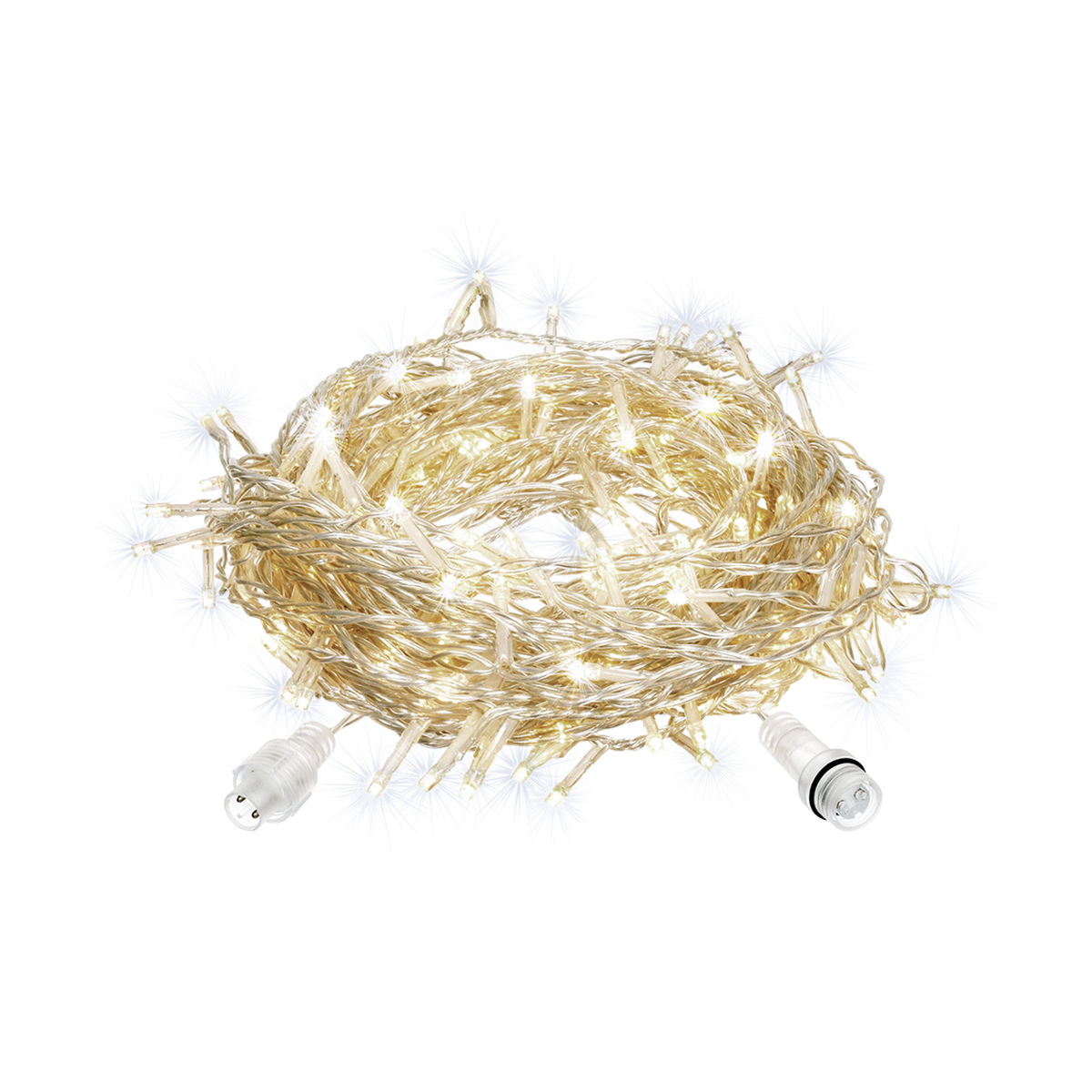 Электрогирлянда-конструктор "занавес" 1*2 м, 96 теплых ламп, 6 нитей (1/4) "vegas"