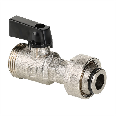 Кран шаровой коллекторный с термометром VALTEC 3/4" ВН