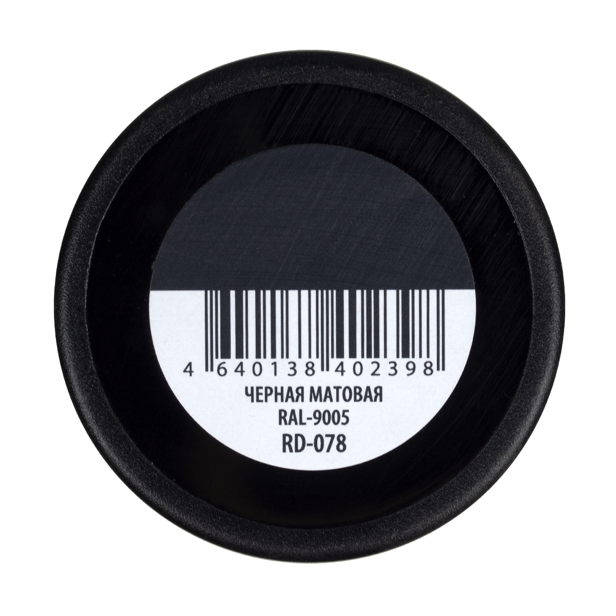 Краска аэрозоль акрил. ral 9005 черная матов. 520 мл (12) "rayday" rd-078