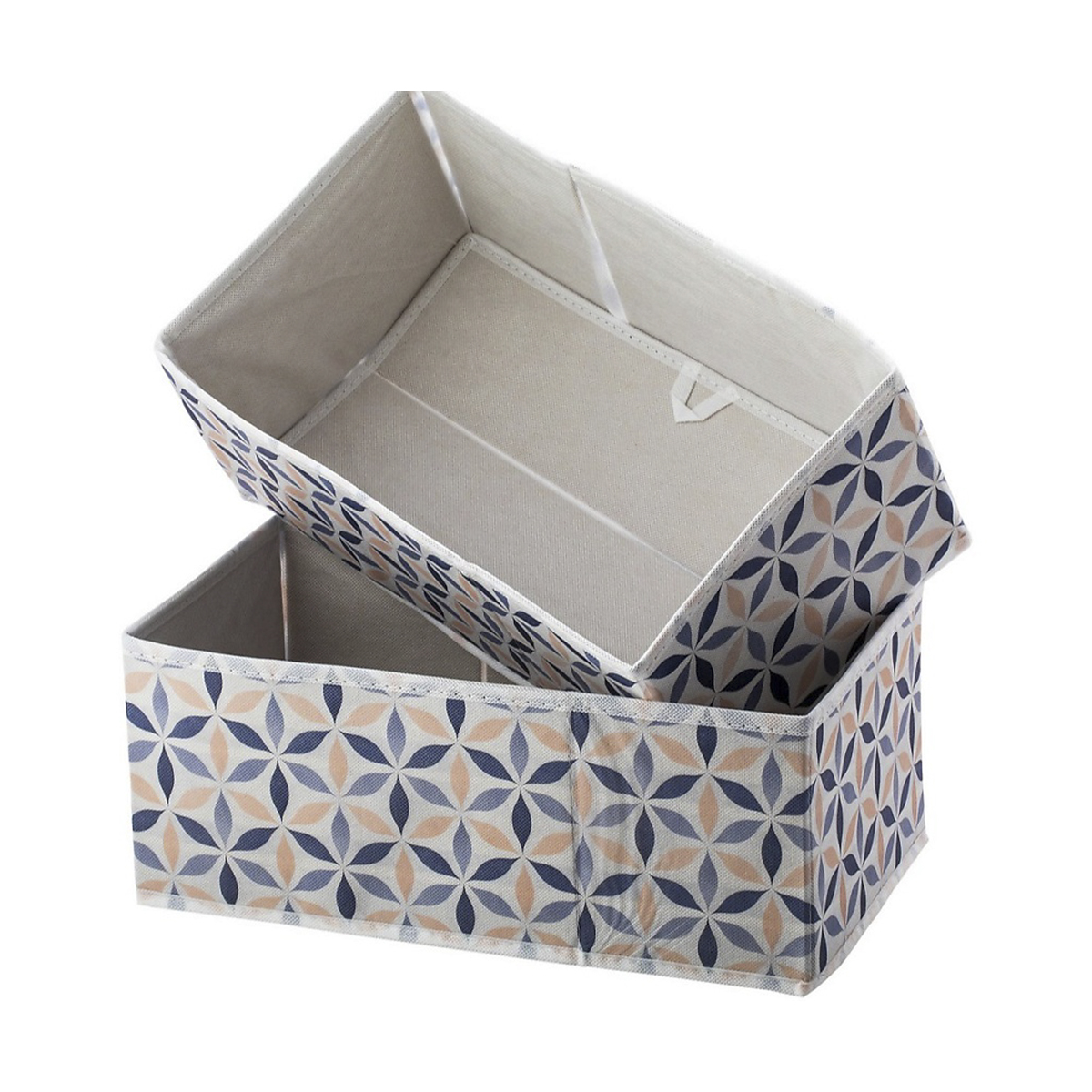 Короб для хранения "flow" 20*37*15 см (набор 2 шт.) складной (1/12) "happi dome" hhss-4011-02