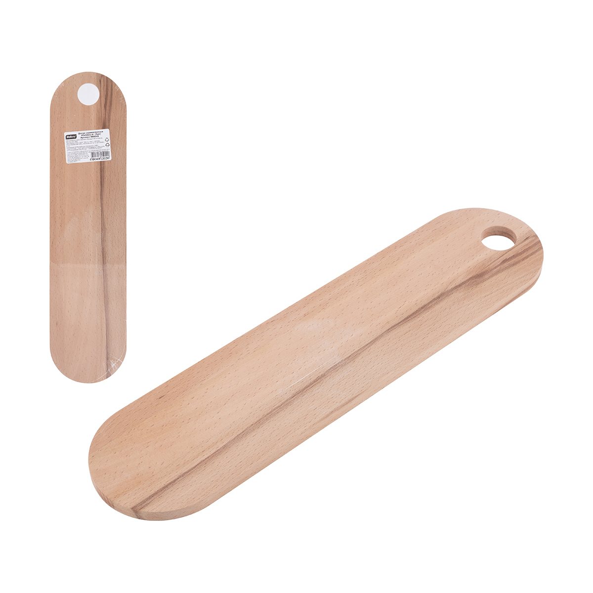 Доска сервировочная бук 40*10 см (1/20) "mallony"