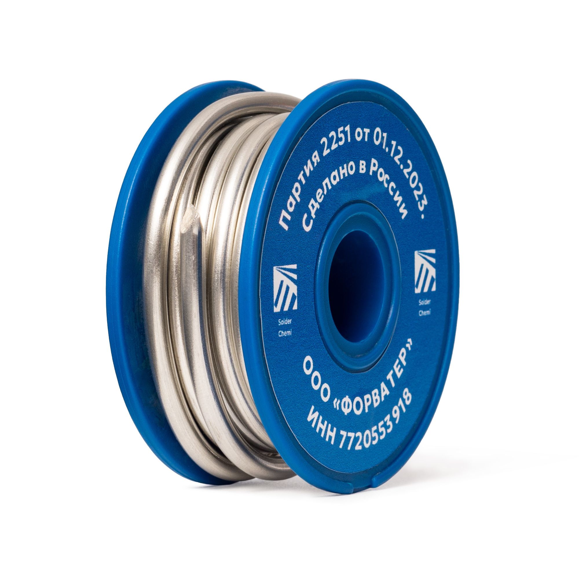 Припой для пайки меди Sn97Cu3, толщина 3.0, 100 гр., бессвинцовый, Solder Chemi (Россия