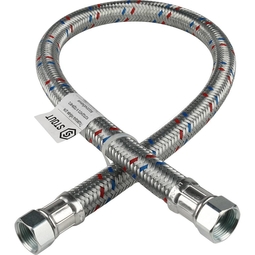 Гибкая подводка для воды ВР 3/4 х ВР 3/4 STOUT - 2000 мм