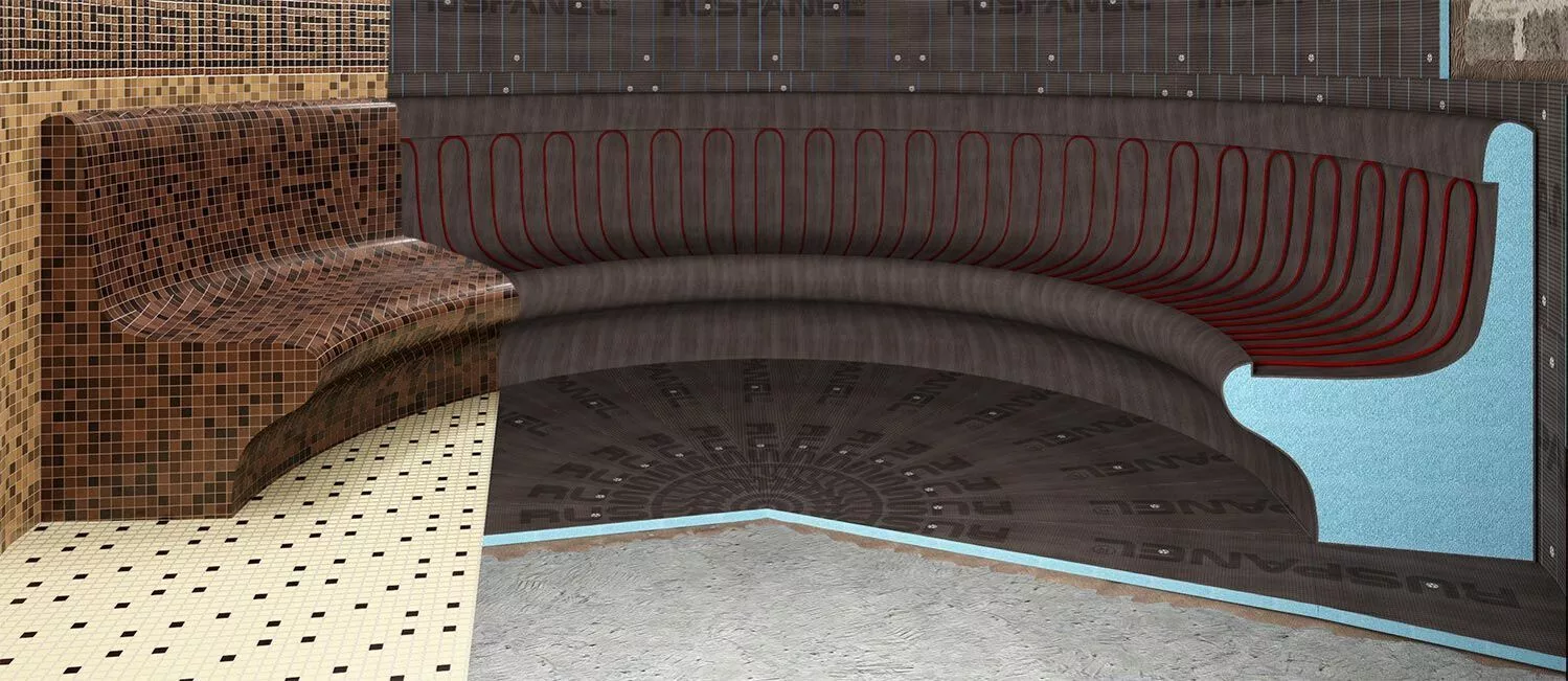 Выпил - фрезеровка под равномерный подогрев Руспанель - Ruspanel Цена за 1 м.п.