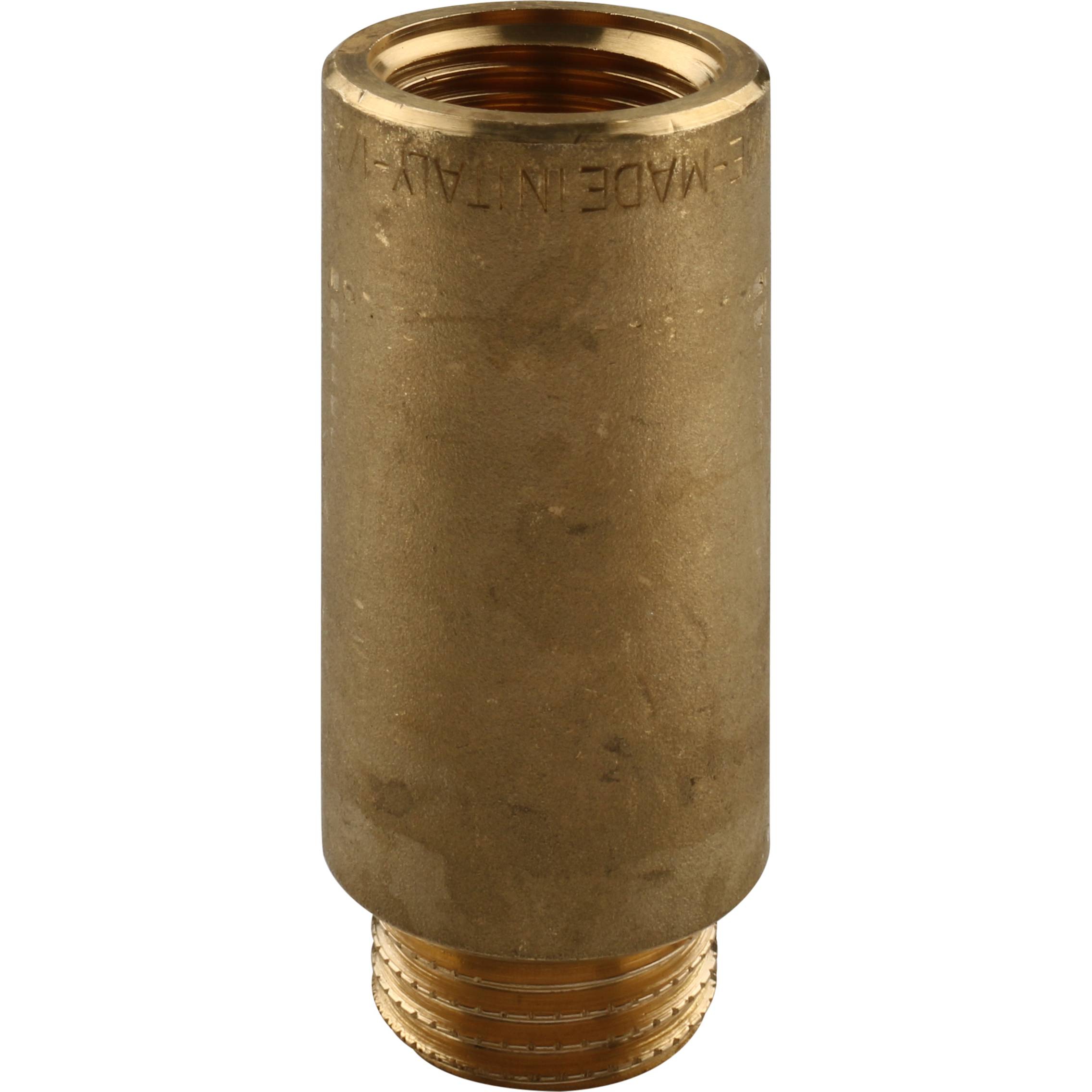 Удлинитель резьбовой 3/4" x 30 мм НР-ВР латунь TIEMME