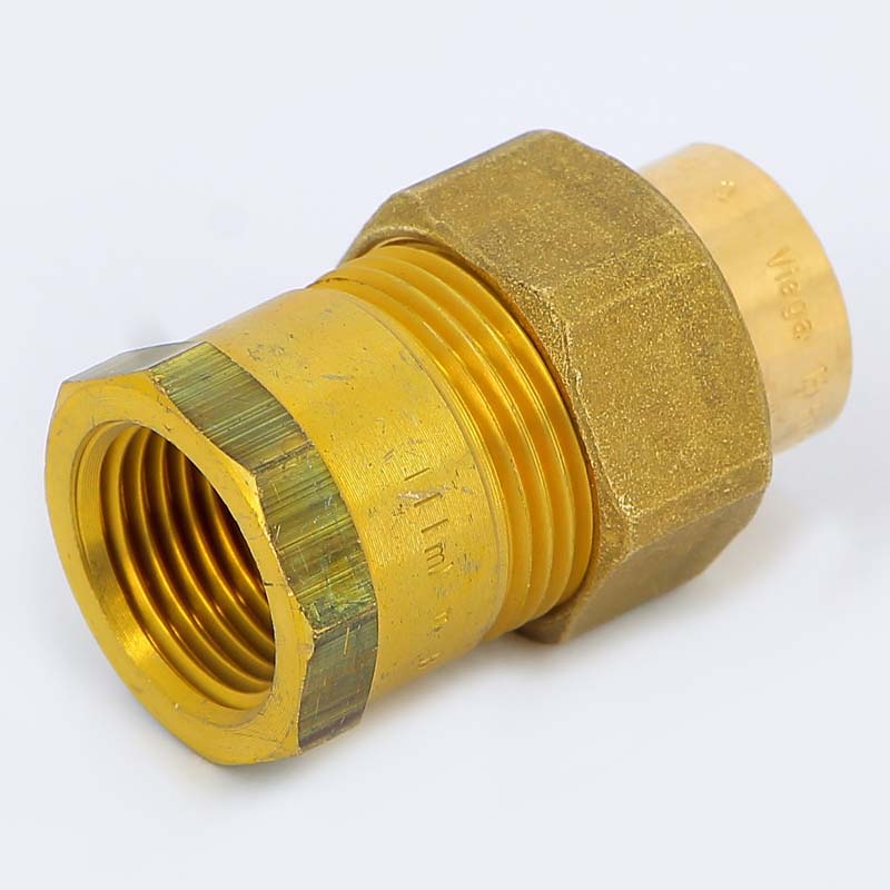 Американка с плоской прокладкой VIEGA пайка ВР 15x1/2"