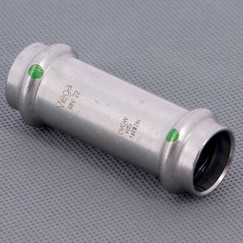 Муфта пресс надвижная 22 нержавеющая сталь Sanpress Inox VIEGA