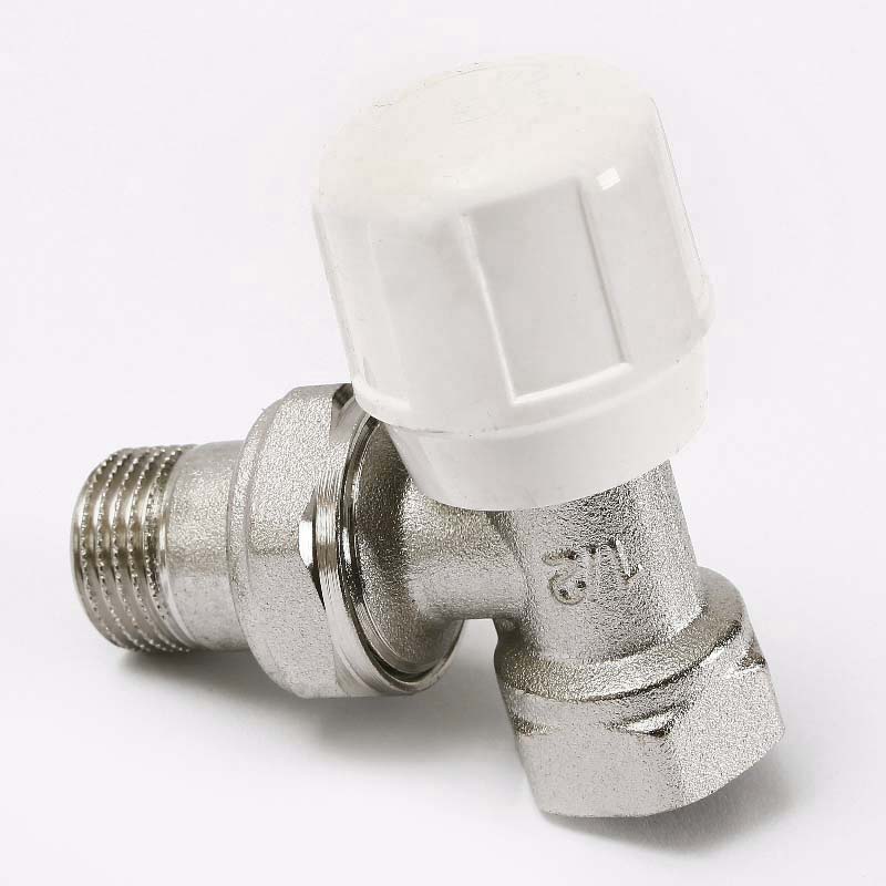 Вентиль ручной угловой 1/2" ВН с разъемным соединением UNI-FITT 2,51 Kvs