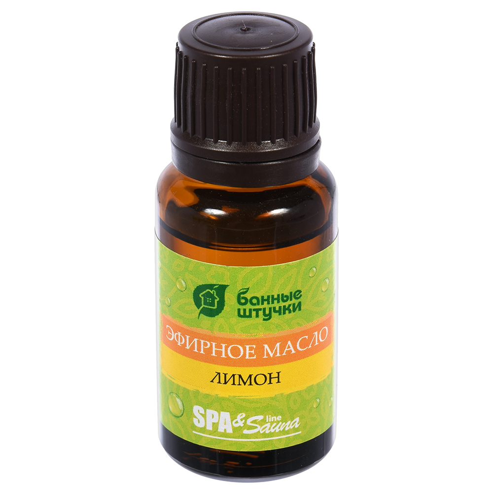 Масло эфирное "лимон" 15 мл (1/28) "банные штучки" 30010