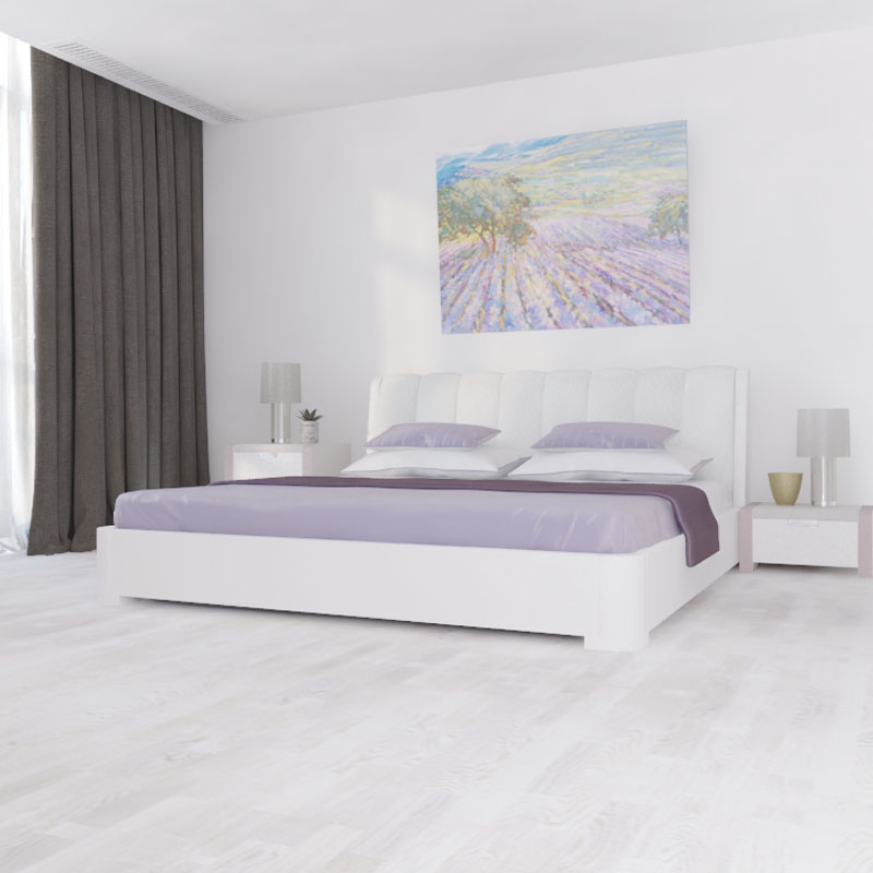 Паркетная доска Polarwood Дуб Млечный путь матовый трехполосный Oak Milky Way Matt Loc 3S