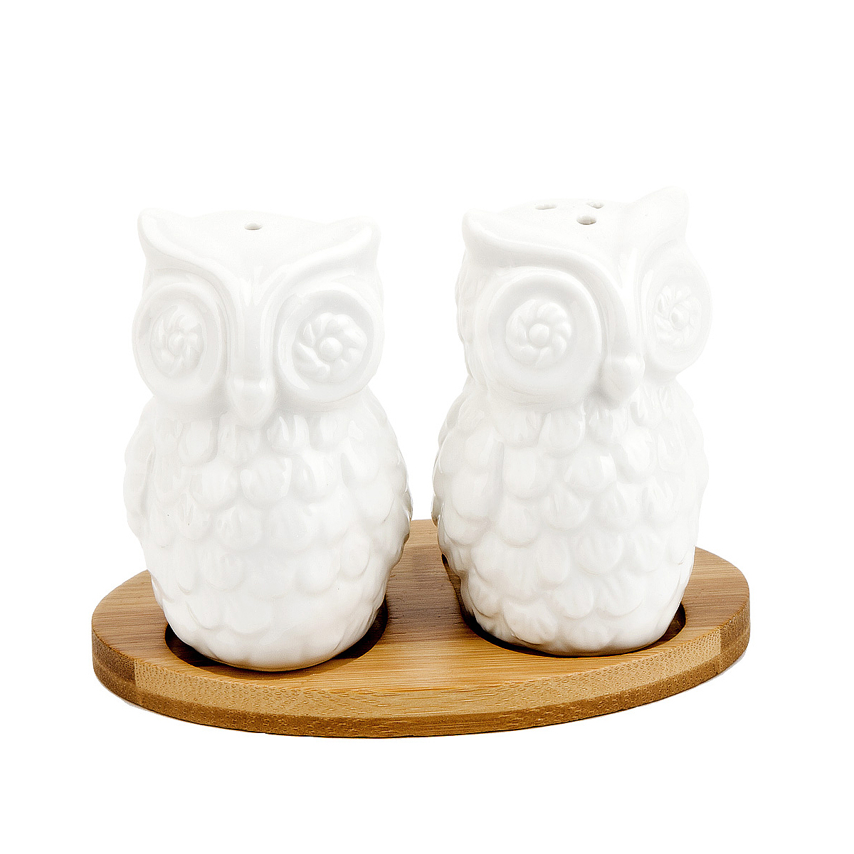 Набор для специй на подставке соль/ перец "naturel" 12*8*8,5 см (1/48) "nouvelle home" 2632041