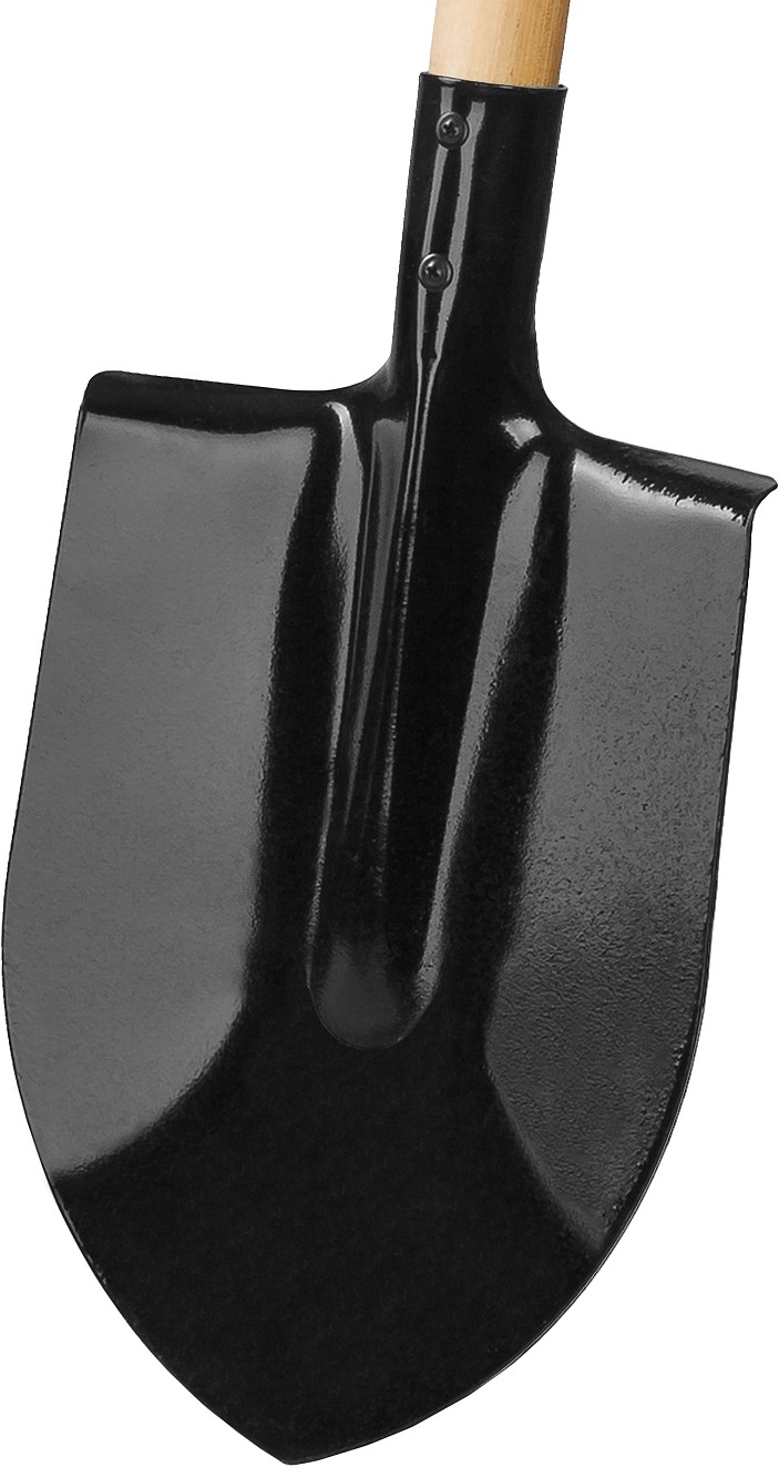 GRINDA 380 х 208 х 1400 мм, полотно 1.6 мм, закалено, деревянный черенок высш. сорт, штыковая лопата (421821)