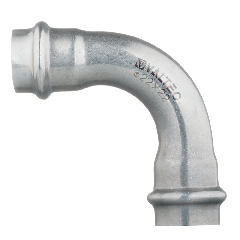 Угол пресс 90' 22 нержавеющая сталь VALTEC