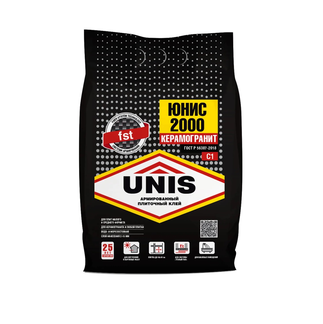 Плиточный клей UNIS (Юнис) 2000 5 кг