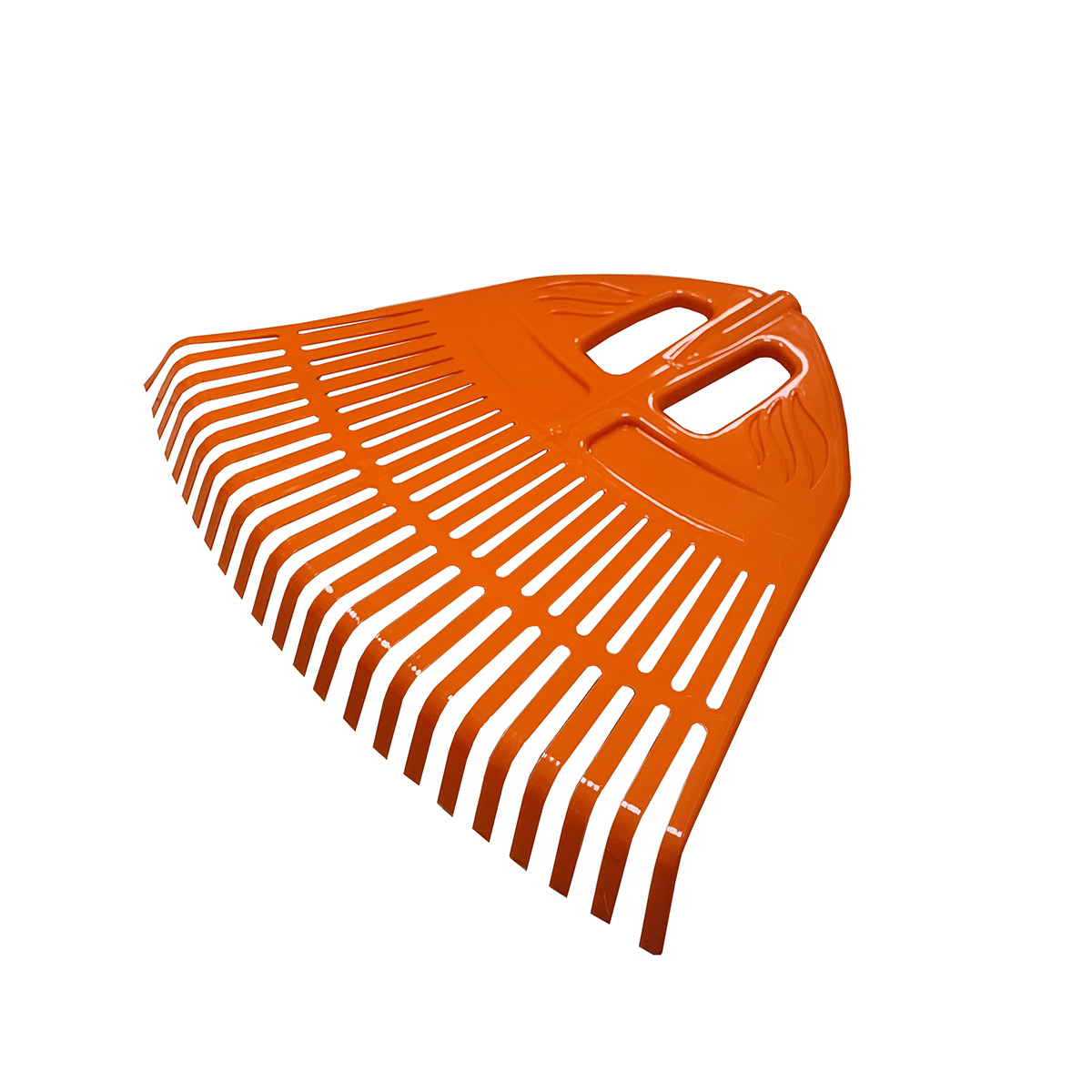 Грабли веерные пласт. 23 плоских зуба 500 мм "гардения" (оранжевый) (1/20)