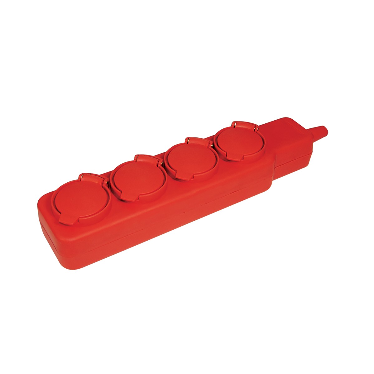 Удлинитель с защит. крышками 4 розетки, 5 м 3*1 мм, ip44 (1/5/20) "iek"