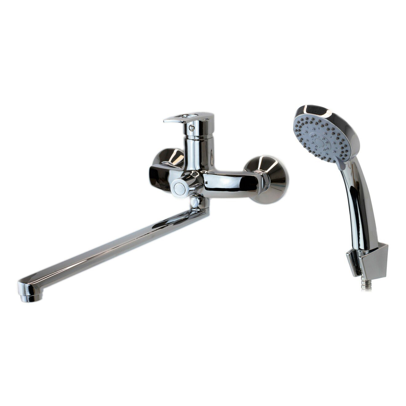 Смеситель для ванн "leon" ln31 плоский излив 350 мм (1/10) "esko"