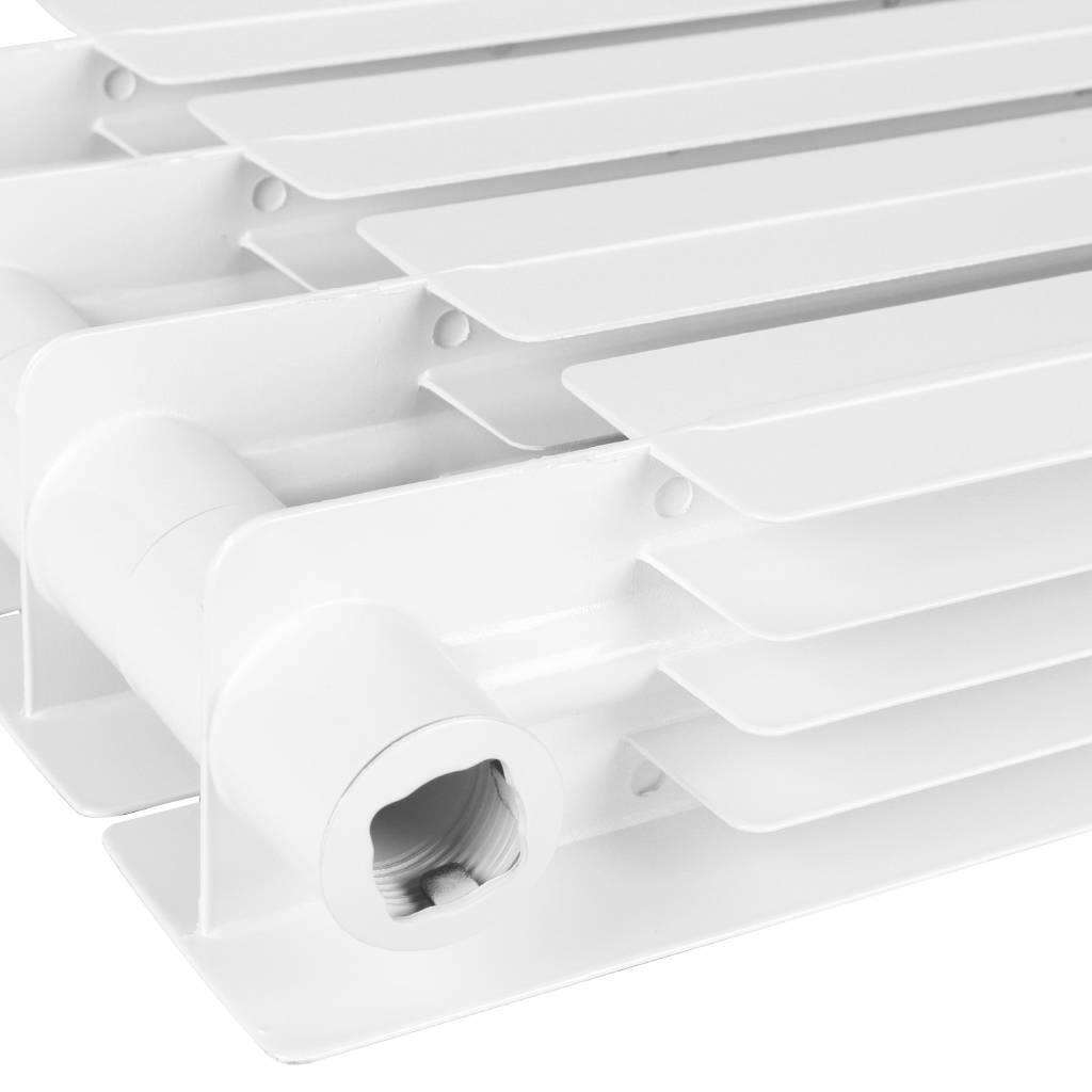 Радиатор STOUT STYLE 350 мм 14 секций, биметал. (боковое подключение) на 18,2 кв.м.