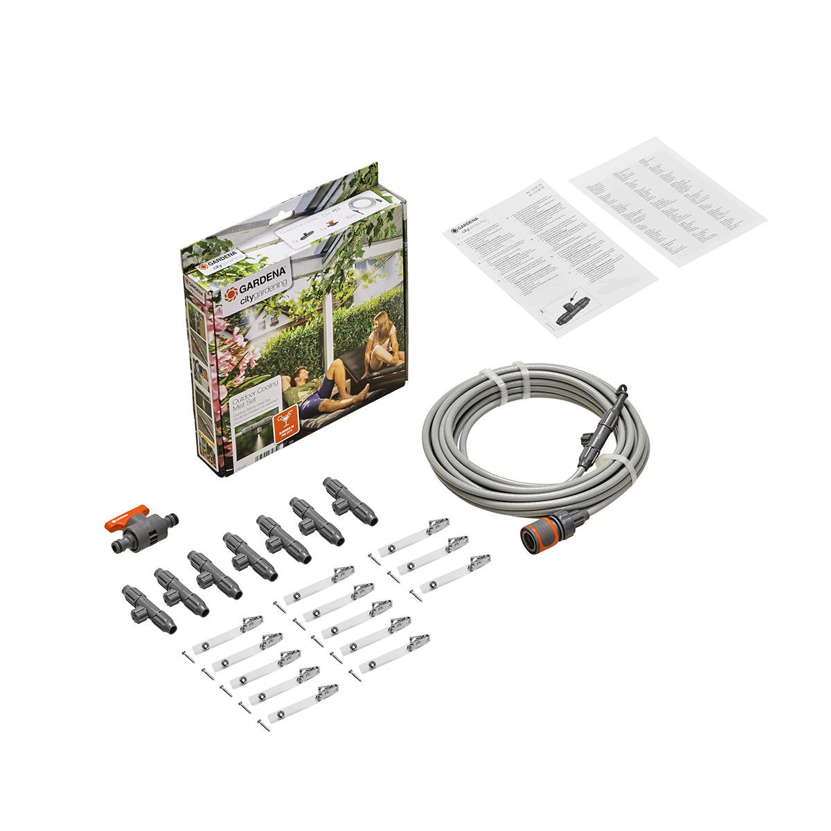Шланг-распылитель 10 м с комплектом для подключения (1/3) "gardena" 13135-20.000.00