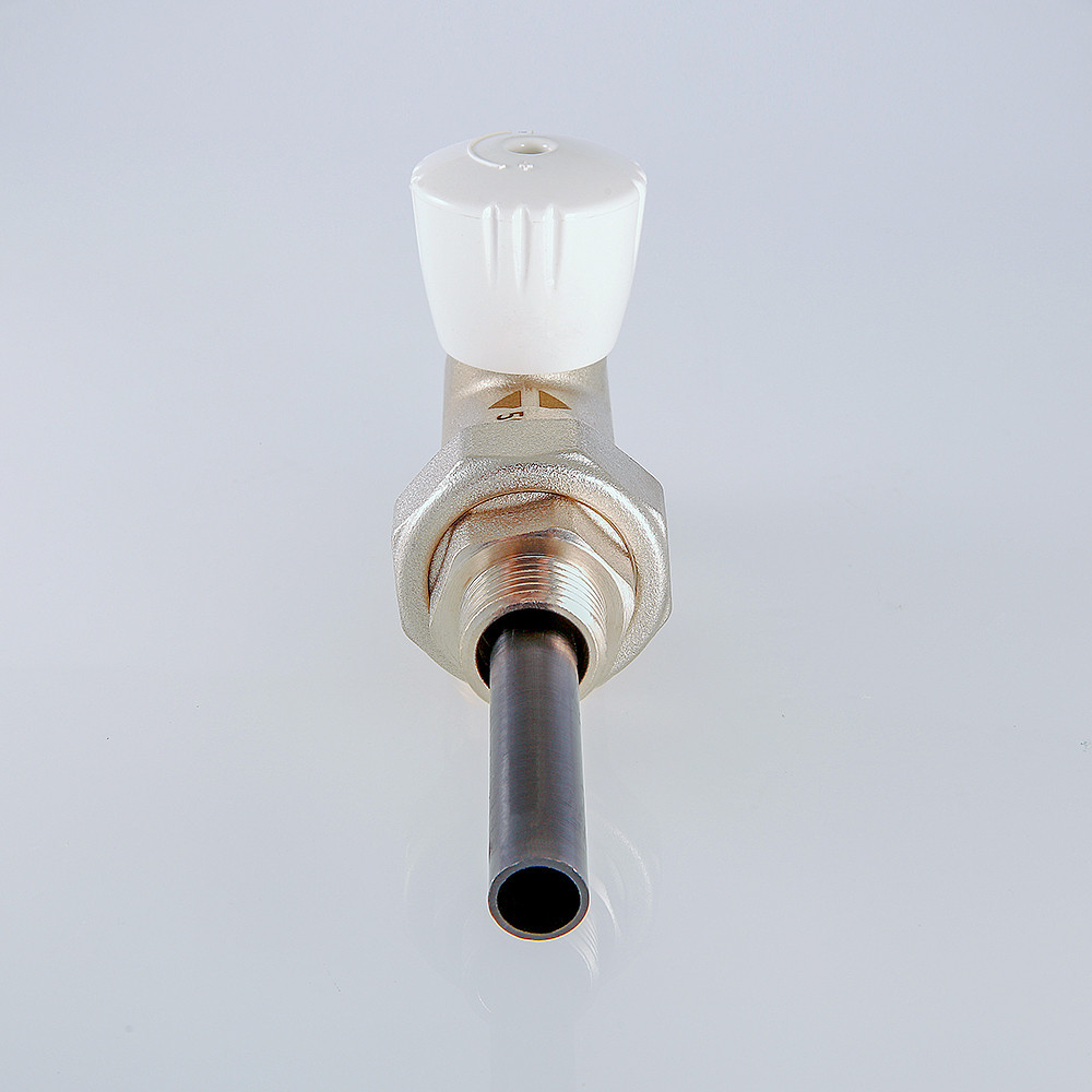 Узел инжекторный угловой НР 1/2" х 100 % х 3/4 ЕК для подключения радиатора VALTEC