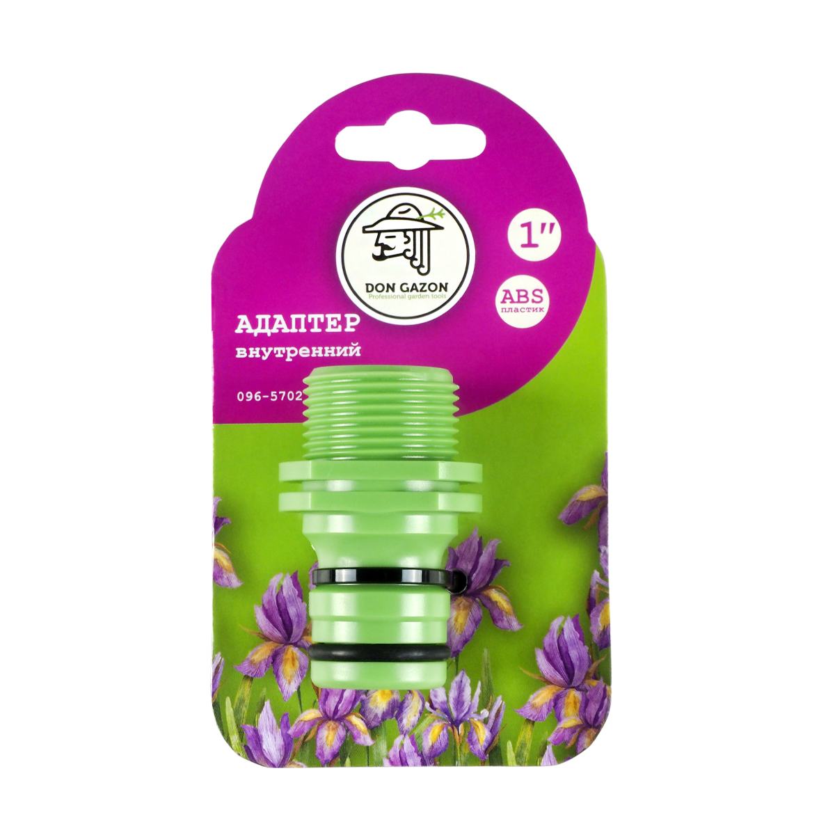 Адаптер внутренний для шлангов 1" пластм. (20/240) "don gazon" 096-5702