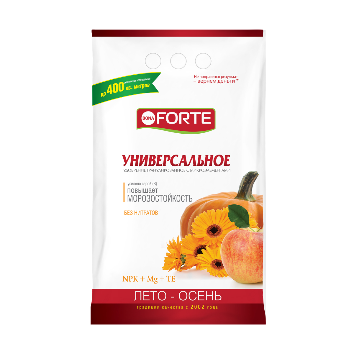 Удобрение "bona forte" универсальное (лето-осень) 5 кг (гранул.) (1/5)