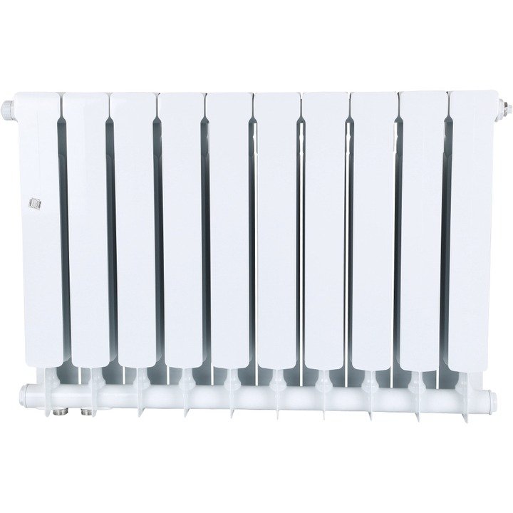 Радиатор STOUT Space 500 мм 10 секций, биметал. (нижнее правое подключение) на 16,6 кв.м.