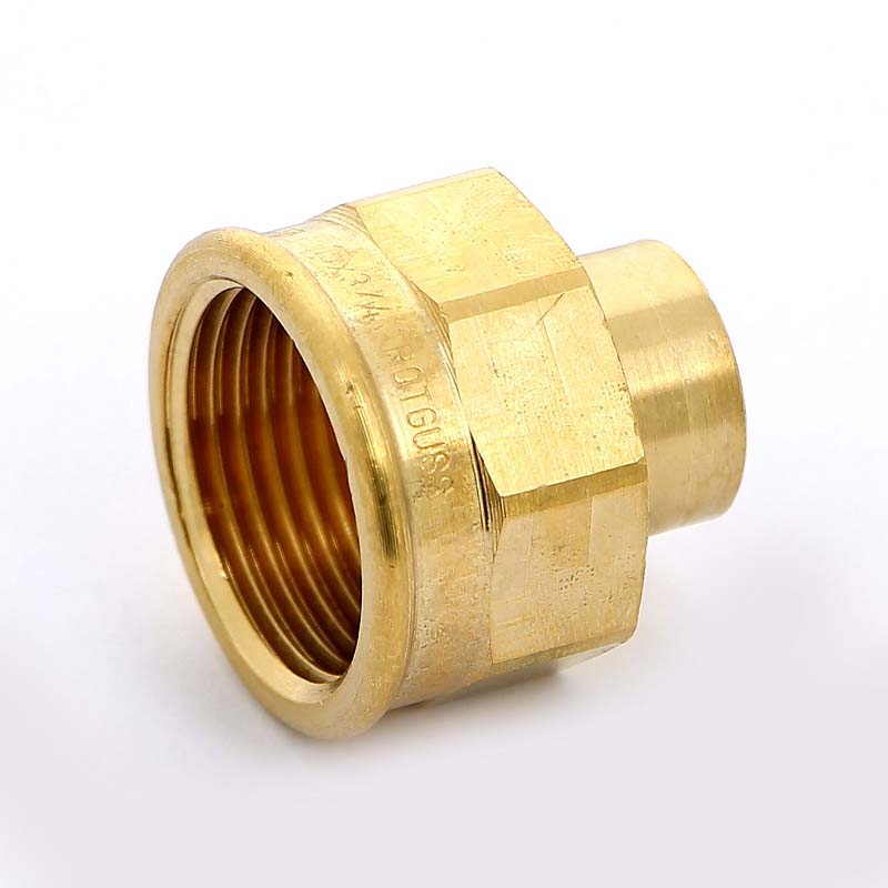 Муфта переходная 15 x 3/4" VIEGA пайка ВР бронза