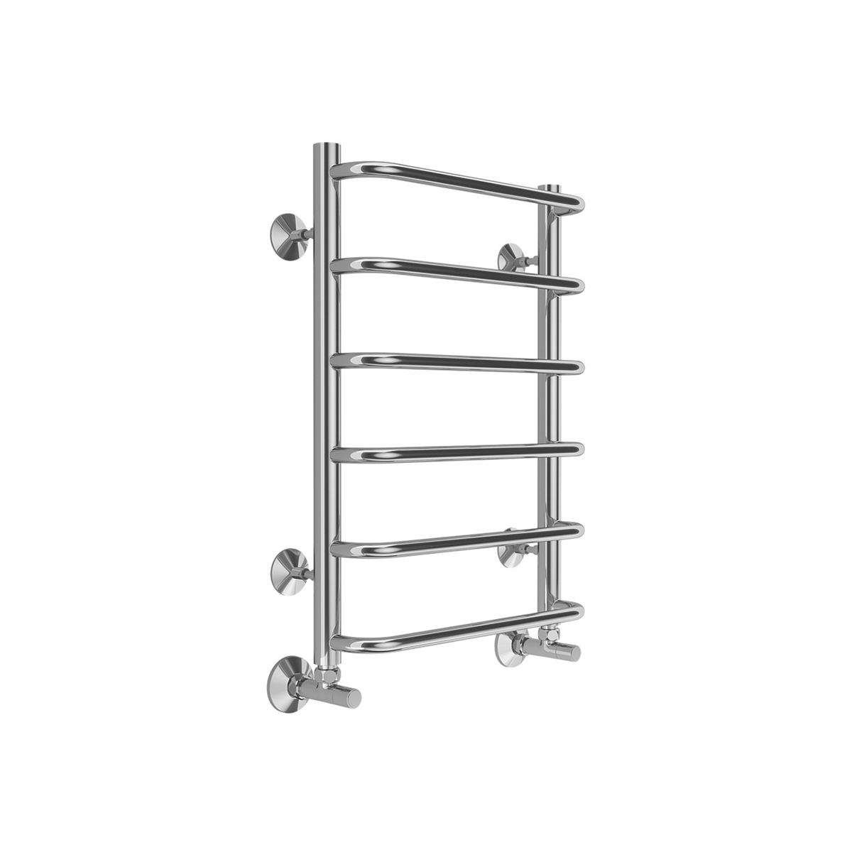 Полотенцесушитель водяной "стандарт" п6 400*600 (хром) "terminus"