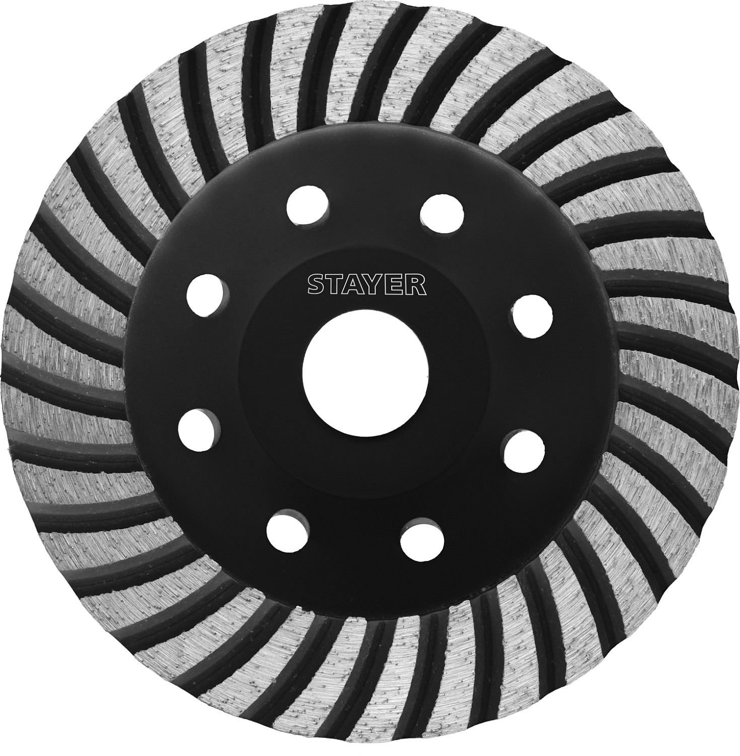 Сегментированная алмазная чашка STAYER Turbo-Plus d 125 мм