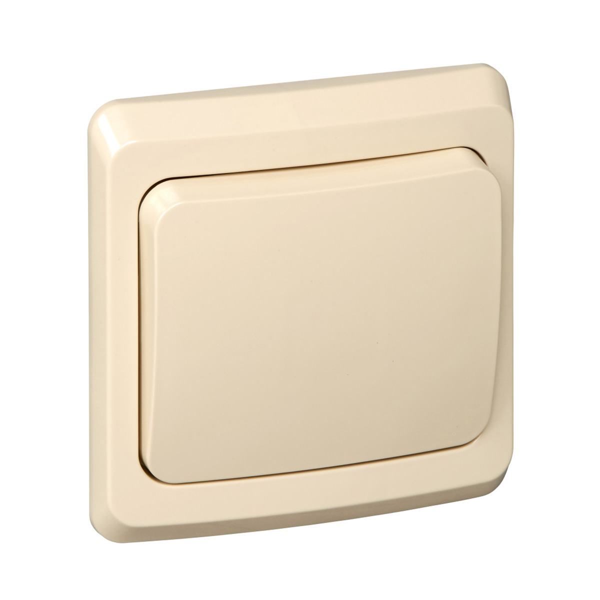 Выключатель "этюд" 1 кл. 10а, кремовый (1/20/120) "schneider"