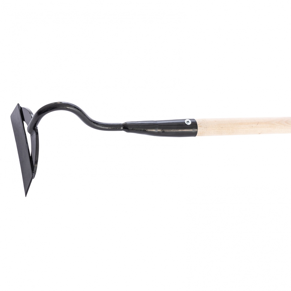 Мотыга стальная усиленная, 150 х 45 х 860 мм, деревянный черенок, Сибртех (62284)