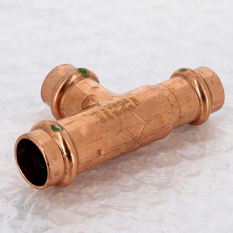 Тройник пресс медный Profipress VIEGA 18x15x15