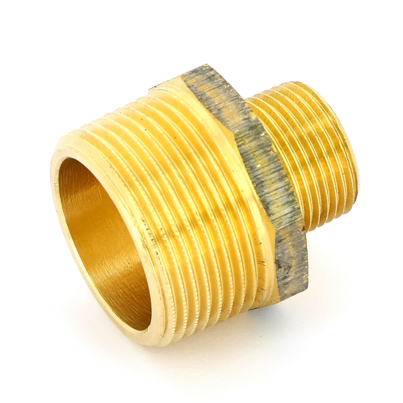 Ниппель резьбовой (НР) 1"1/4 x 3/4" бронза VIEGA (320119)