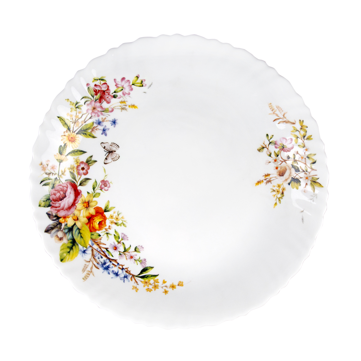 Тарелка обеденная "opal" charme 23 см, опаловое стекло (6/48) h06253