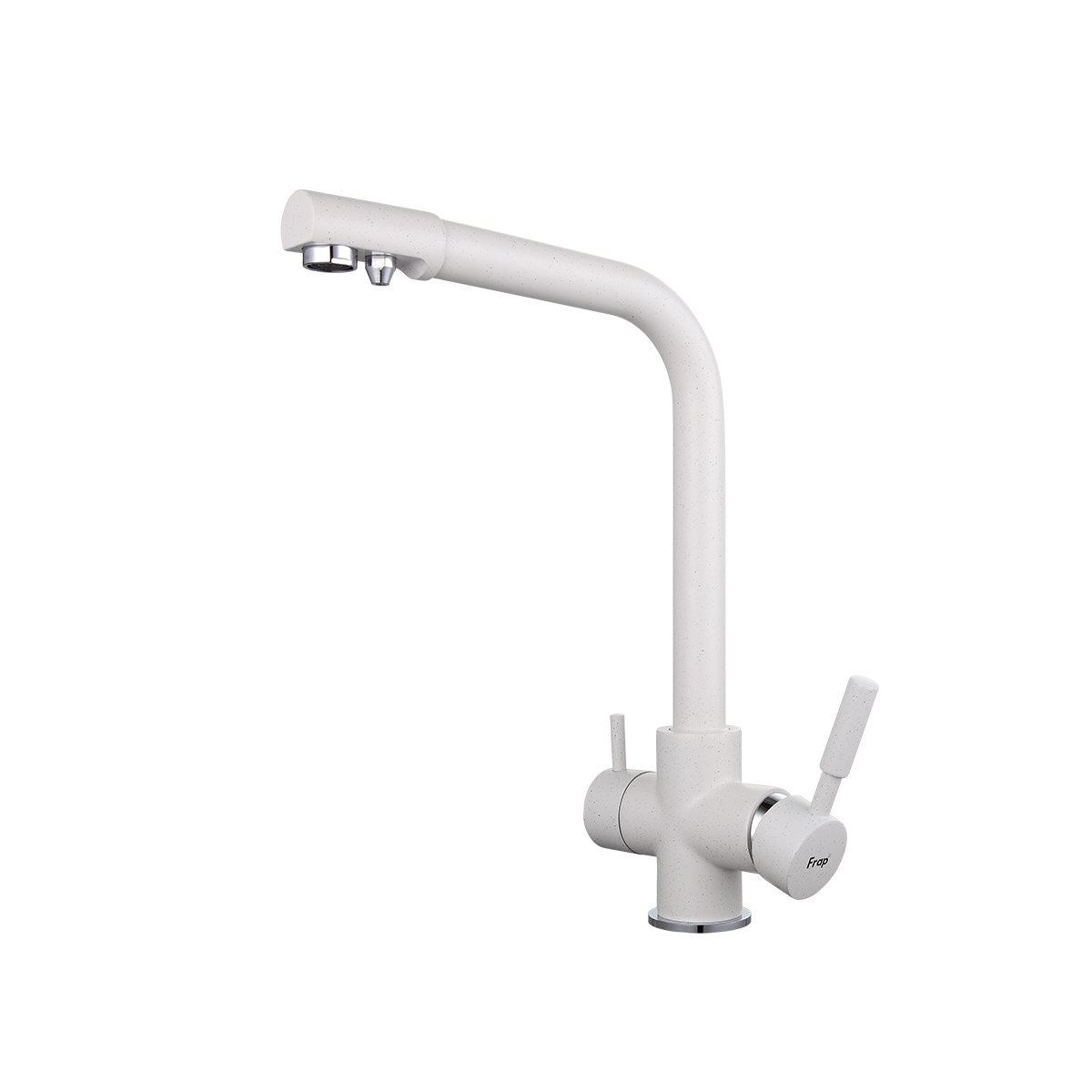 Смеситель для кухни f4352-8 подключ. к фильтру питьев. воды, белый (1/10) "frap"