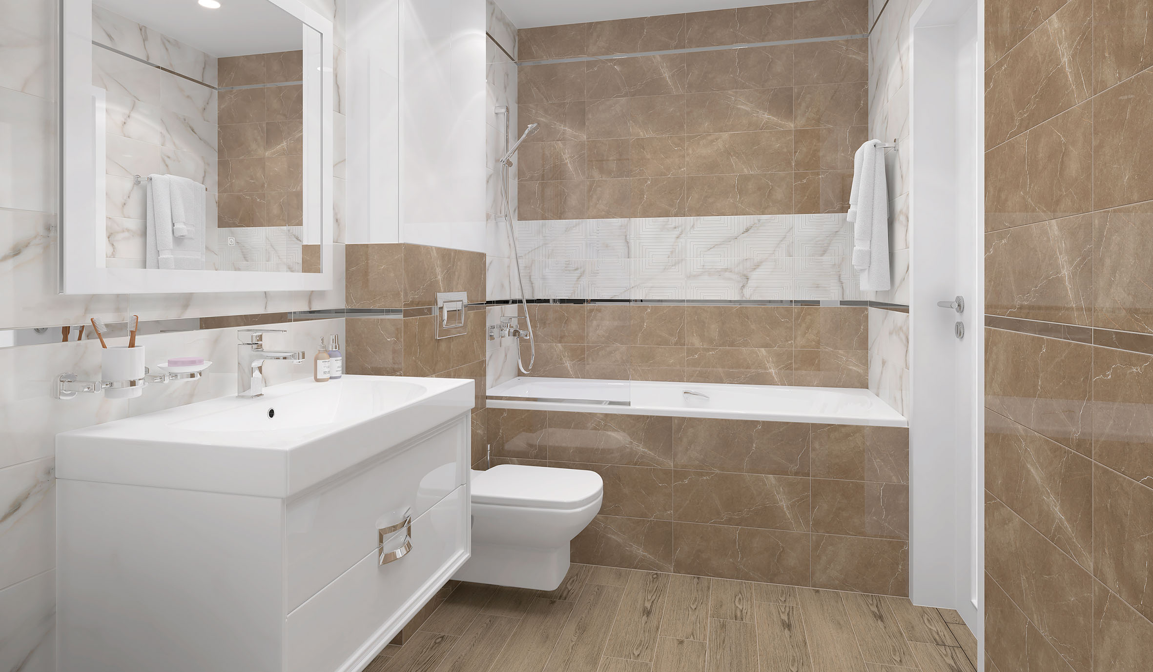 Oliver коричневый 20x50