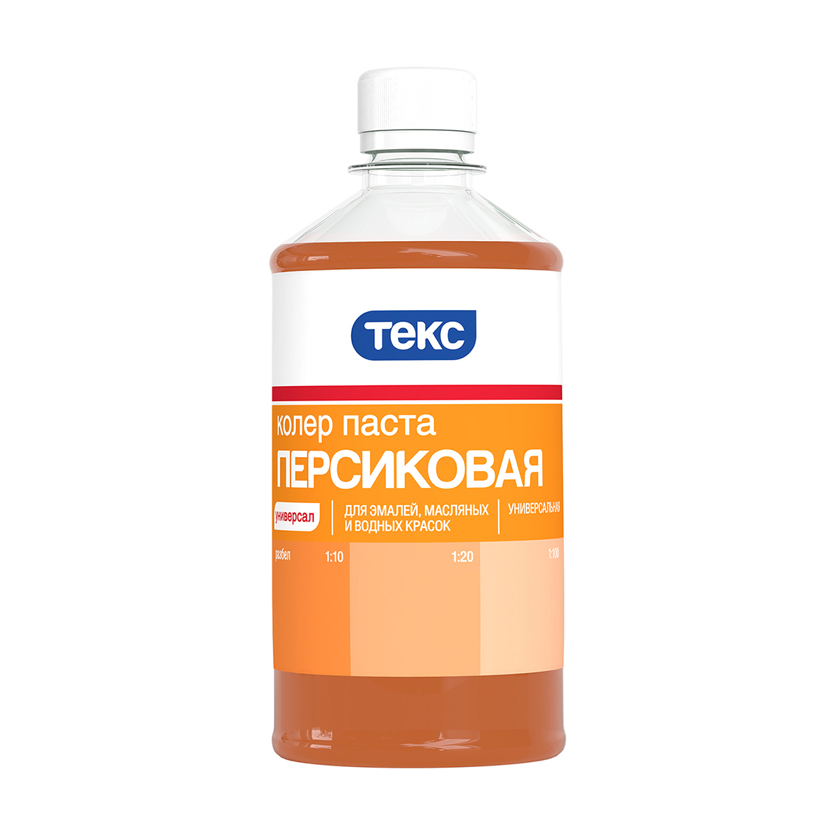 Паста колер. универс. № 12  персиковая  0,5 л (12) текс
