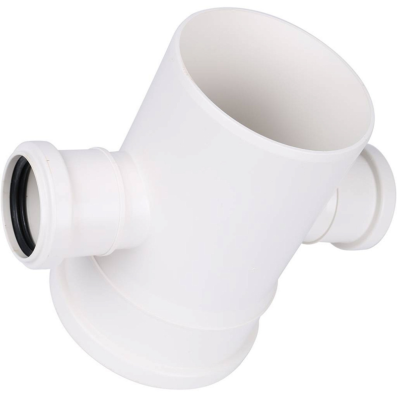 Крестовина 87° одноплоскостная 110 х 50 х 50 мм шумоизол. для вн.канализации SINIKON Стандарт