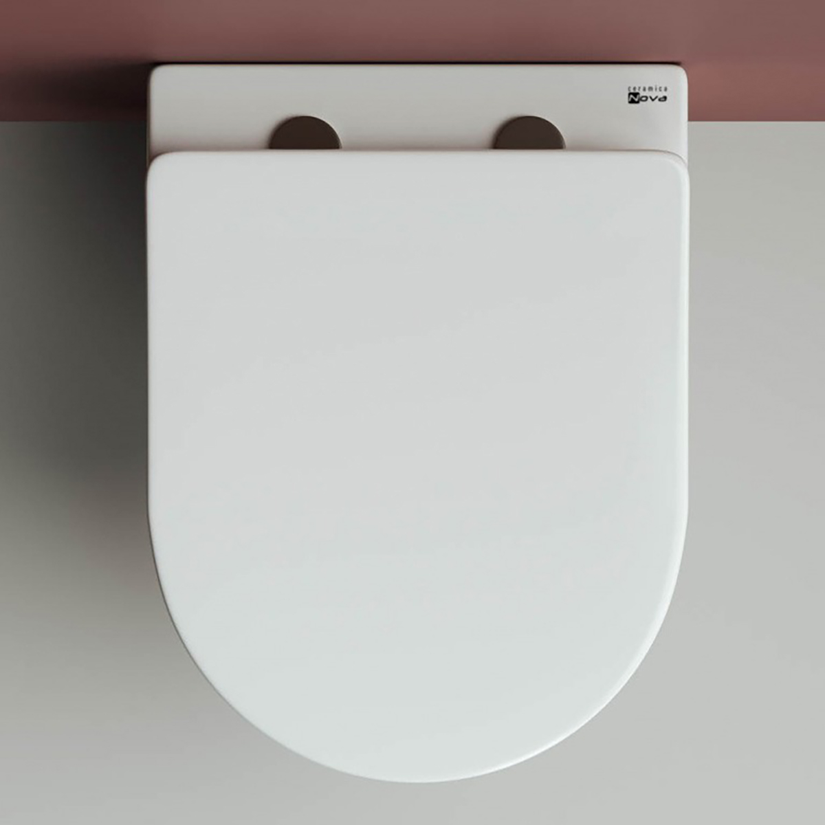 Унитаз подвесной "forma rimless" белый "ceramica nova" cn3009